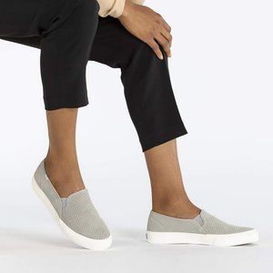 Keds Double Decker Perf Suede in Drizzle Gray
